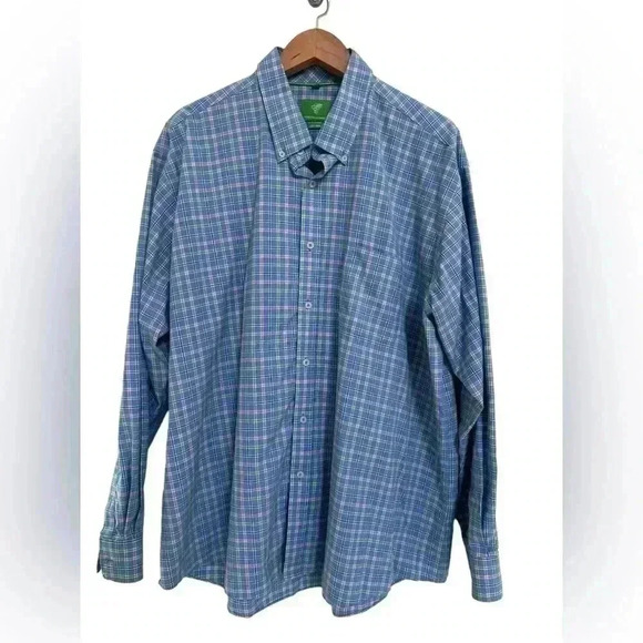Forsyth of Canada Traditional Fit Non-Iron Men’s Long Sleeve Shirt Size XL - Picture 1 of 7